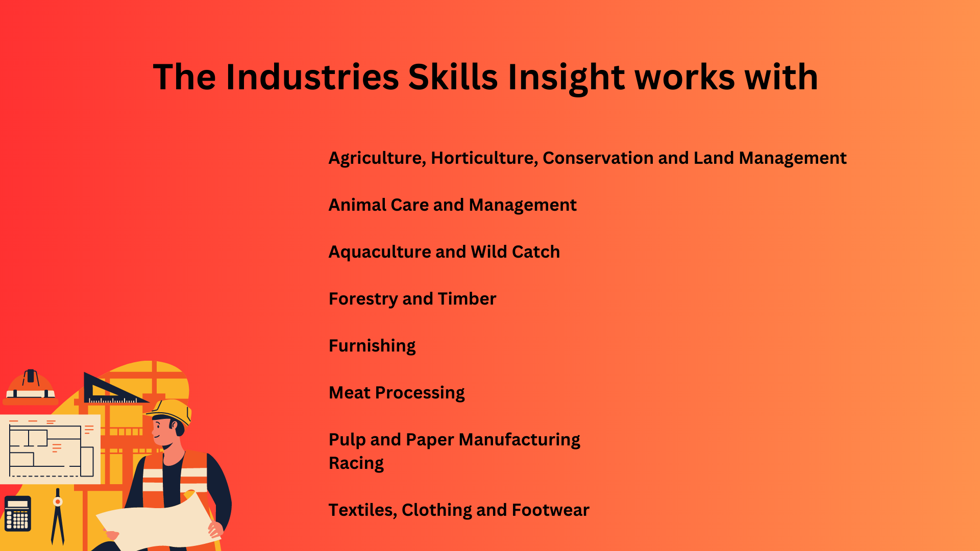 The Industries Skills Insight works